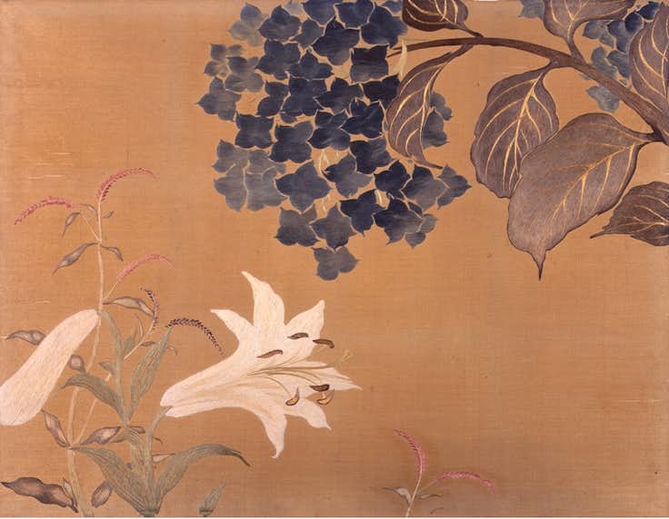 昭和レトロ 龍村美術織物 金孔雀図 刺繍画 壁掛け 絵画 アート 芸術 美術 1660696713040_01de9e9fae609042