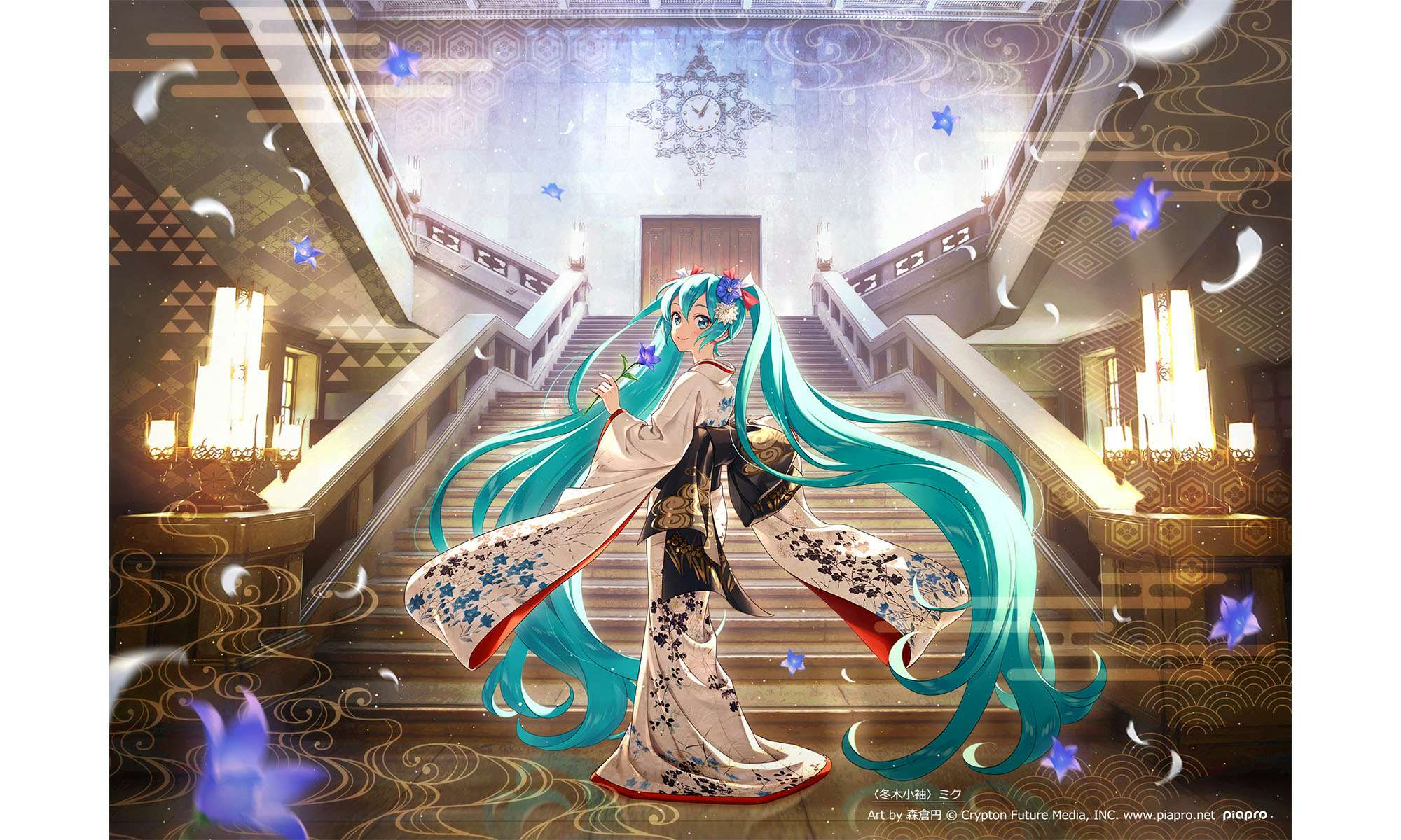 にあるの正規取扱店舗 初音ミク 見返りミク複製画 - 美術品 にあるの正規取扱店舗 初音ミク 見返りミク複製画 - 美術品