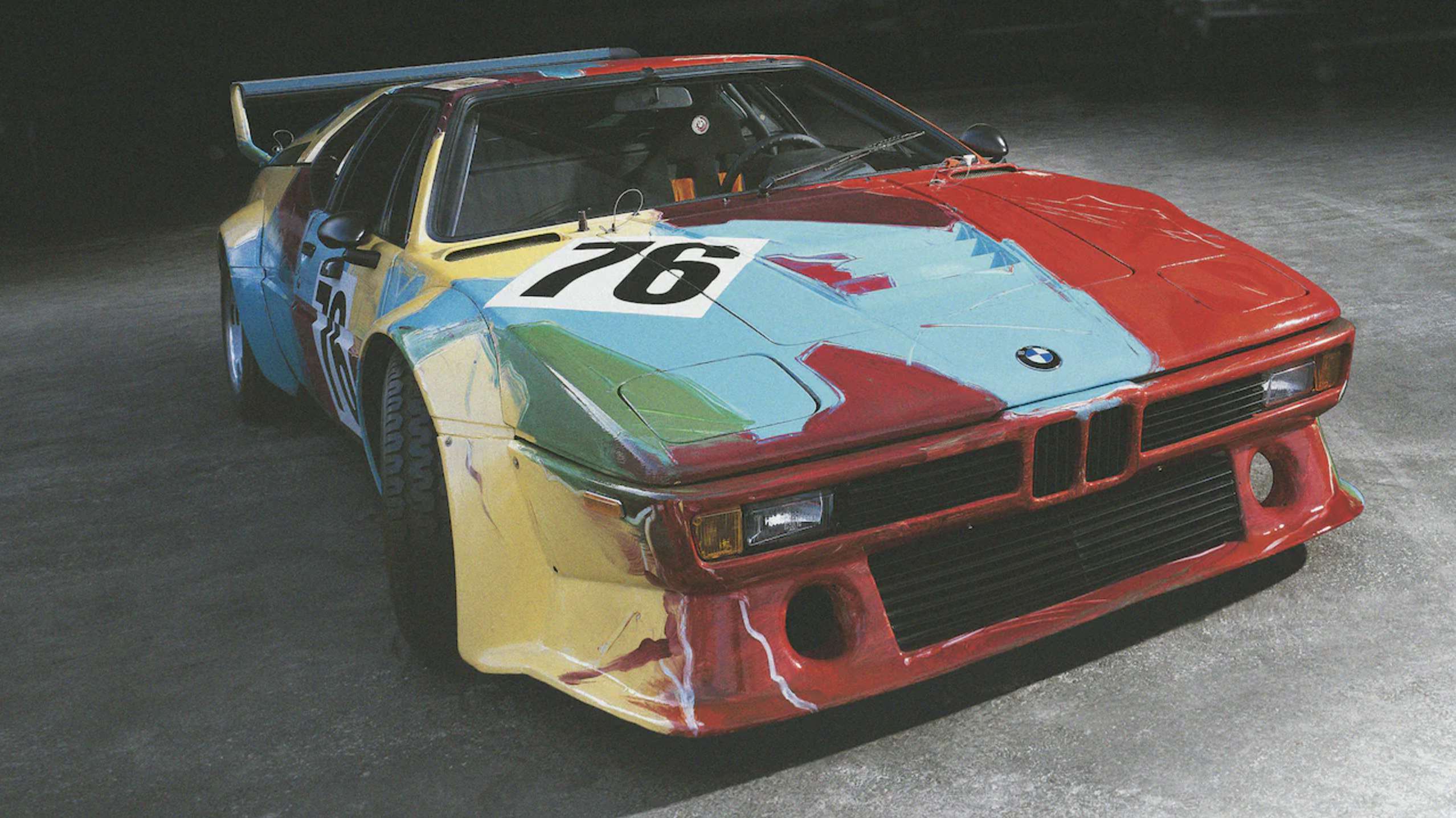 FLY ミニカーBMW M1 Artcar Andy Warhol 希少美品 FLY ミニカーBMW M1 Artcar Andy Warhol 希少美品