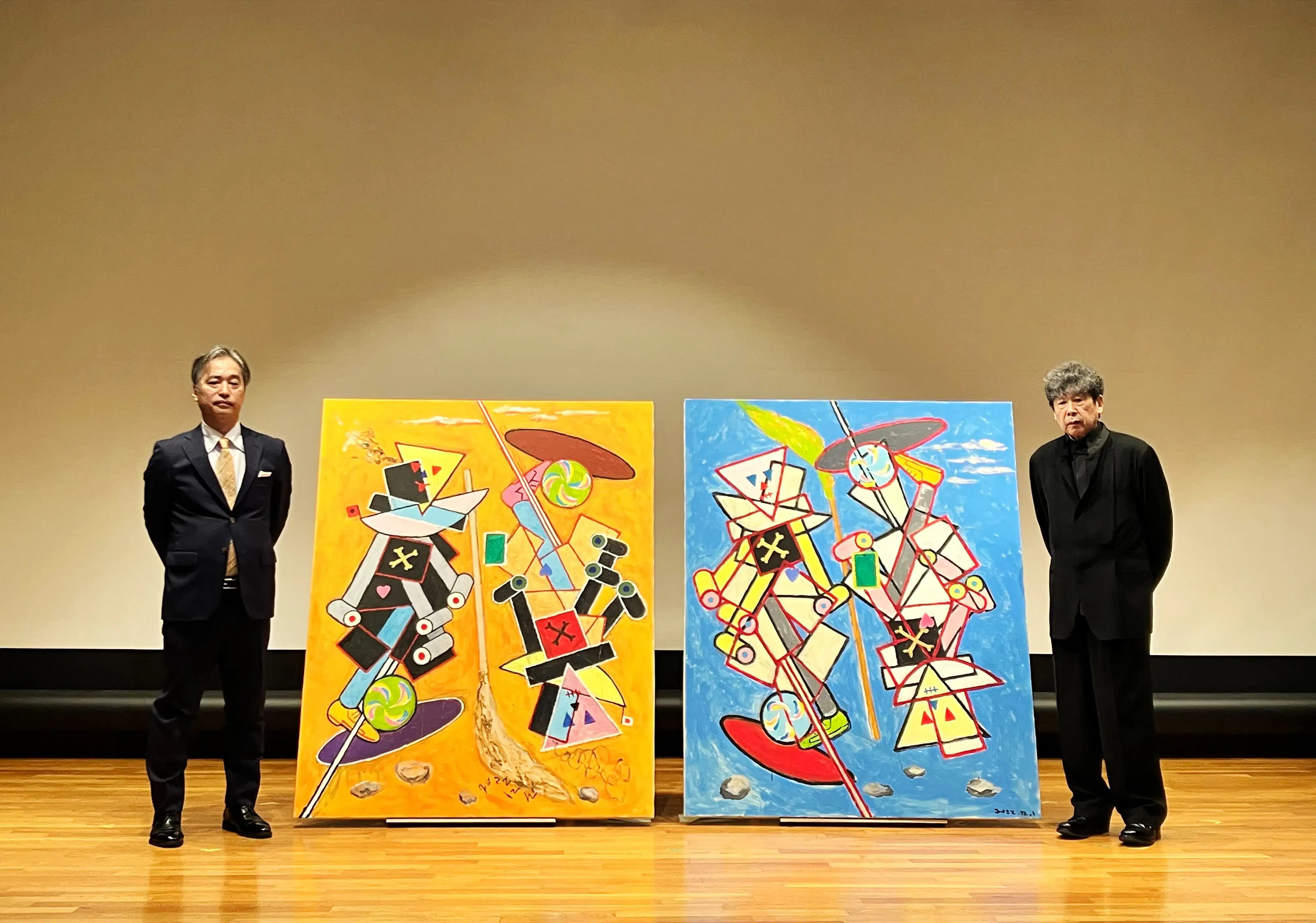 横尾忠則の完全新作「寒山拾得」シリーズ101点が集結。「横尾忠則 寒山百得」展が東京国立博物館で開催へ｜画像ギャラリー 4/6｜美術手帖