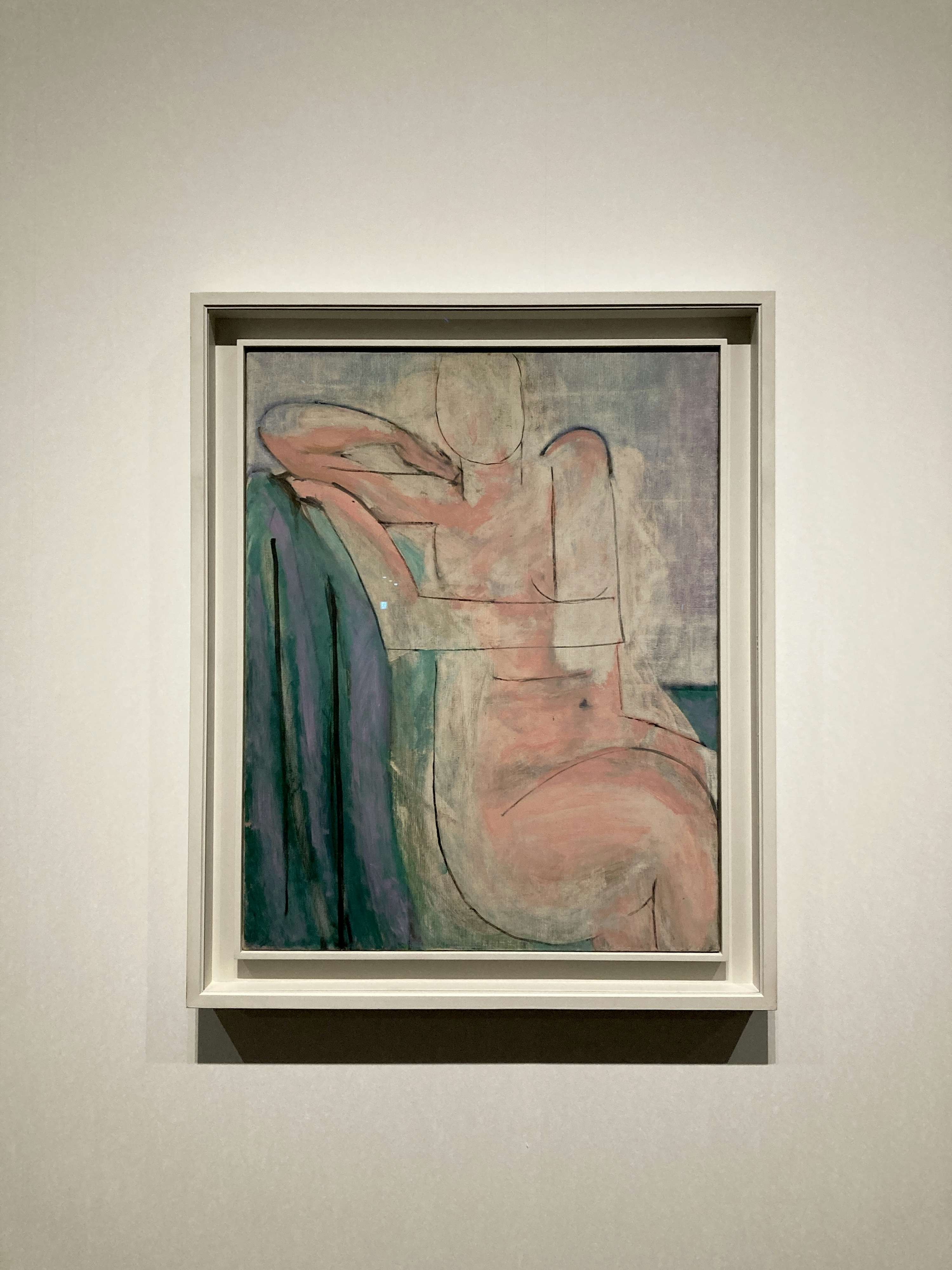 Henri Matisse / アンリ・マティス「大きな横たわる裸婦(バラ色の裸婦)」ポスター 額装