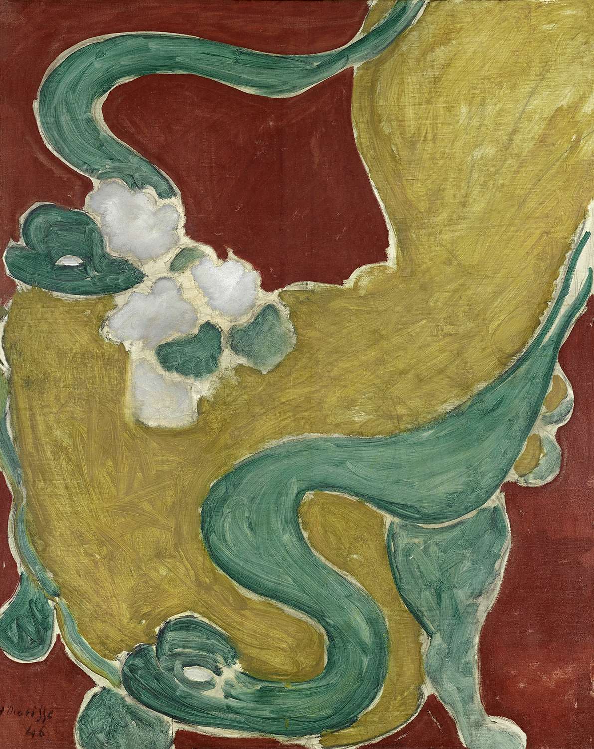 題材静物画アンリ マティス ケシの花1919年デトロイト美術館 絵画 額装
