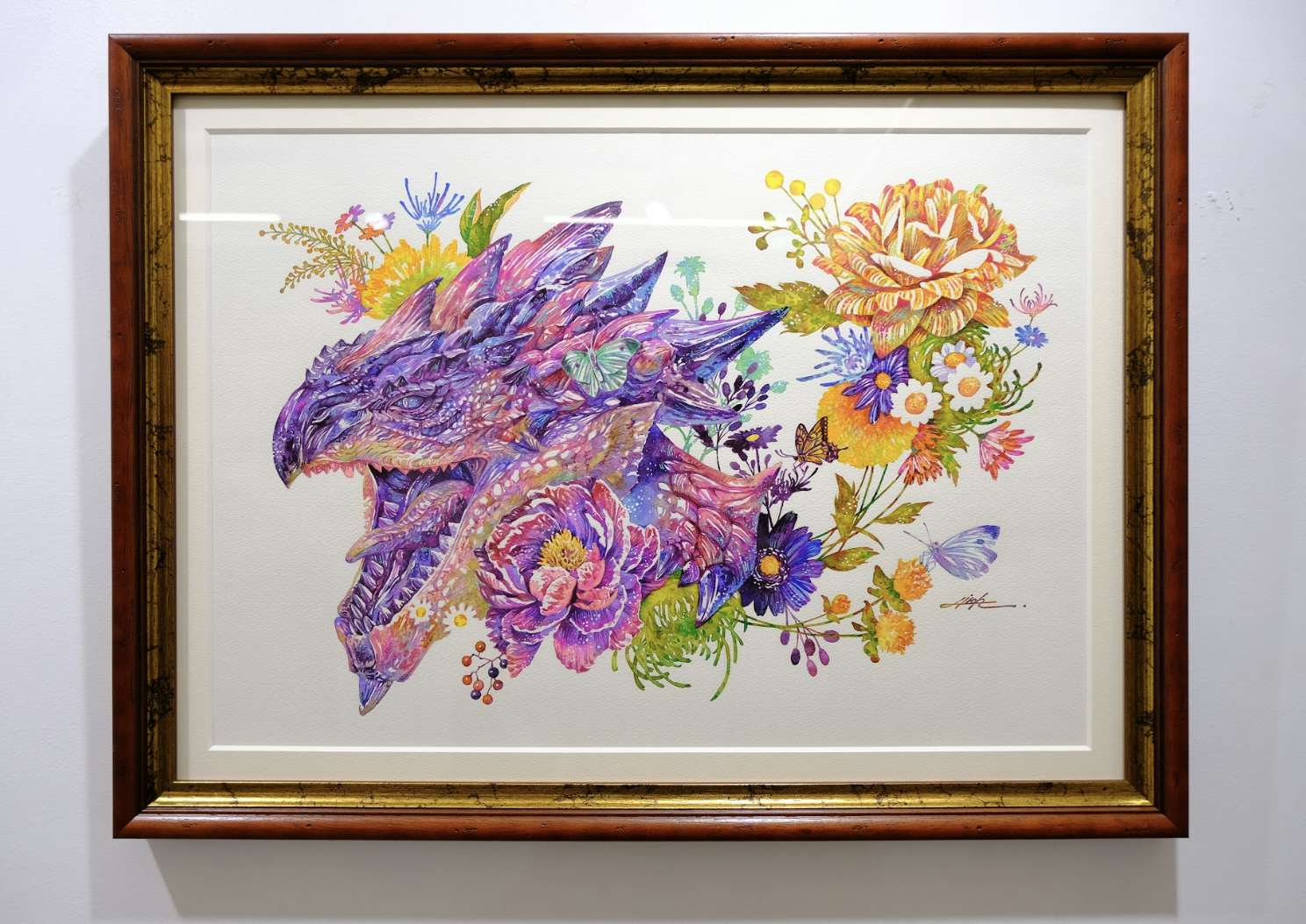 ティーさん専用　タケダヒロキ　ミミズク　原画　2022年大阪での個展にて購入 大人気水彩画家・タケダヒロキ大阪初個展レポート | TRiCERA ART