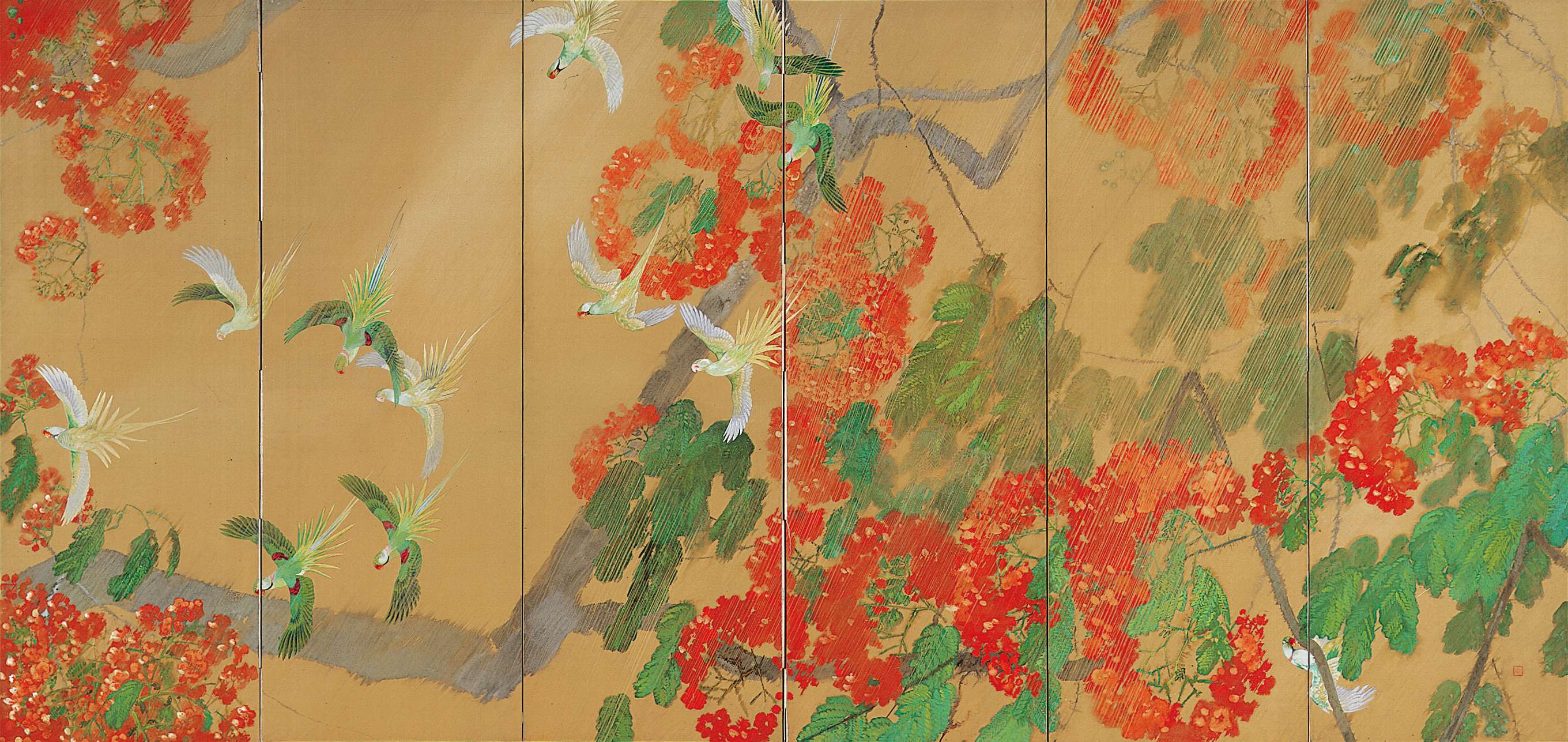 特別展「生誕140年記念 石崎光瑤」が京都文化博物館で開催。鮮やかな花鳥画が集結｜画像ギャラリー 4/5｜美術手帖