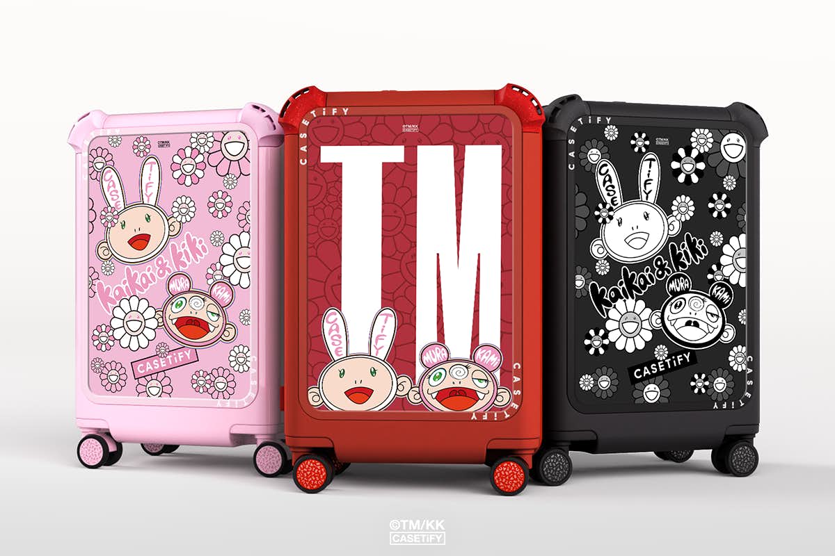 村上隆 kaikai&kiki プロモガード 2枚セットluckybox 村上隆とCASETiFYのコラボ第2弾。「村上隆 x CASETiFY: KAIKAI