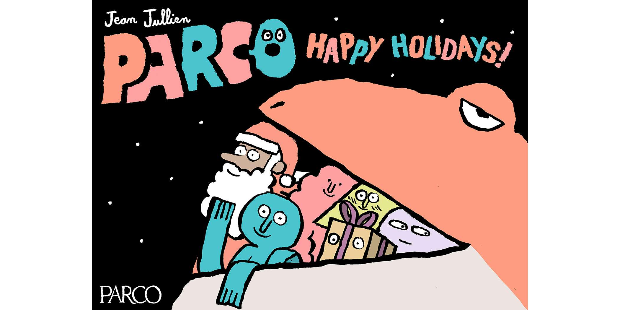 ジャン・ジュリアンによるアートが彩る「PARCO HAPPY HOLIDAYS