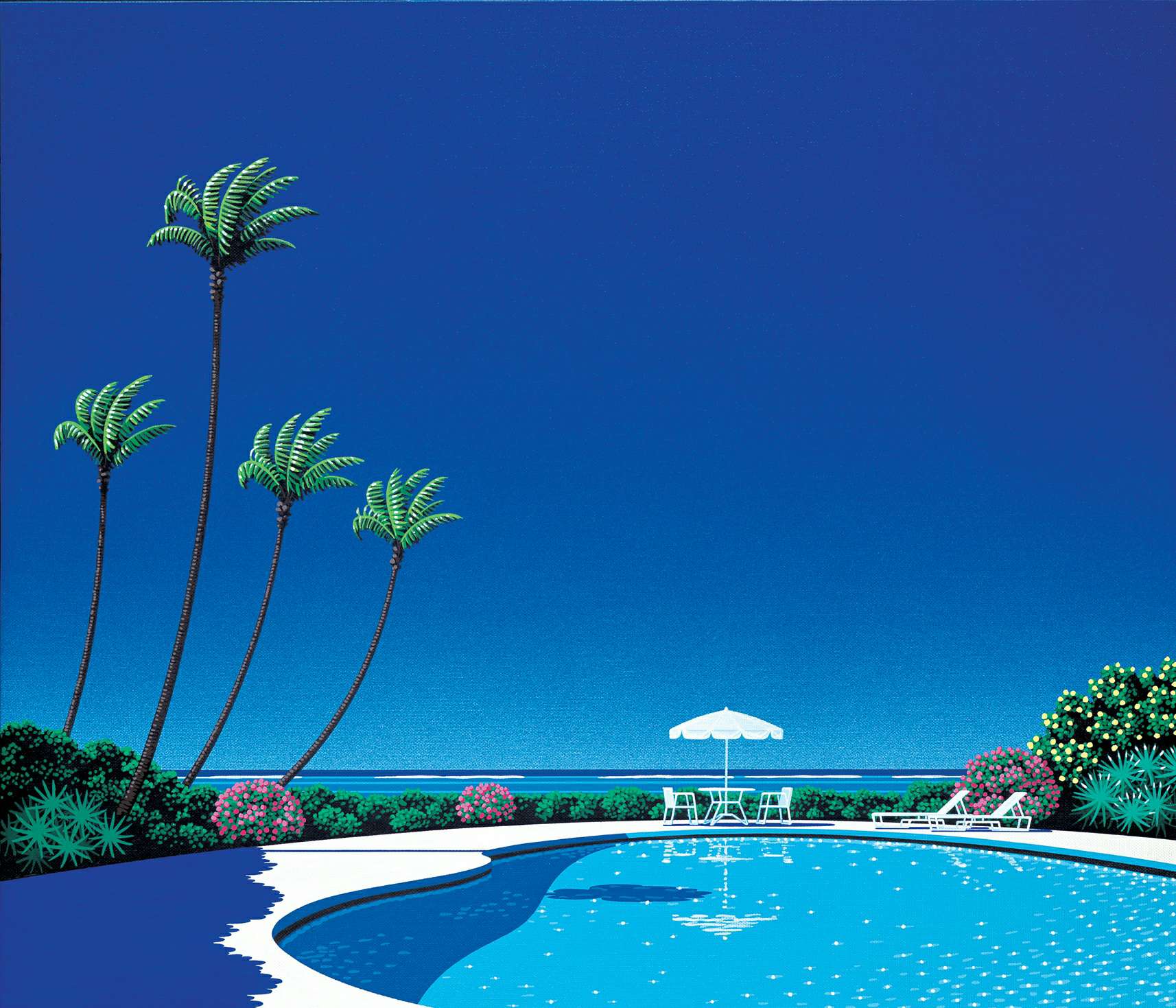 限定☆永井 博 シルクスクリーン☆ 直筆サイン TROPICAL MODERN - 版画 限定☆永井 博 シルクスクリーン☆ 直筆サイン TROPICAL MODERN - 版画