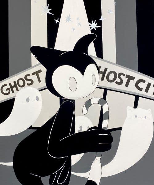 その他Lotta Socks the Ghost cat