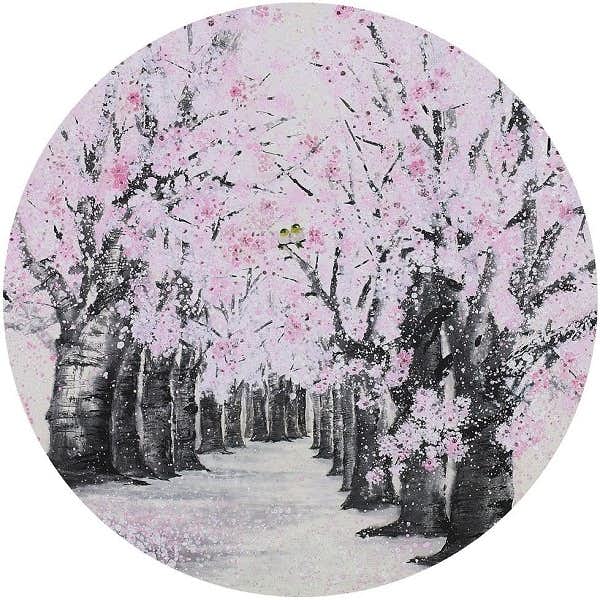水墨絵画【蓮】 f6fda03a33eede908955a5aa04e843